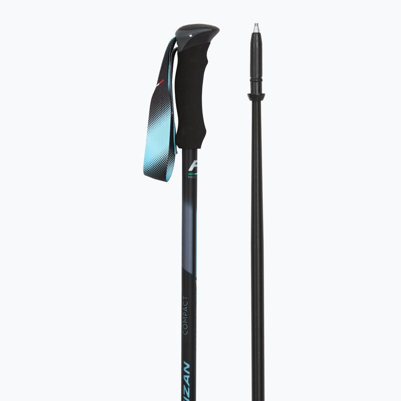 Trekové hole  Fizan Compact Tech light blue 3