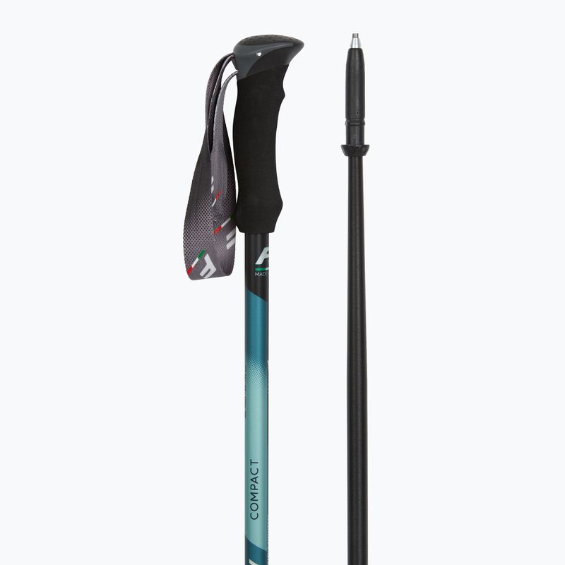 Trekové hole Fizan Compact water green 3