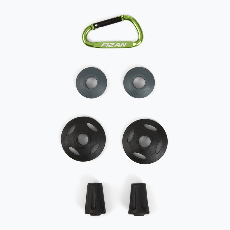Trekové hole Fizan Compact water green 7