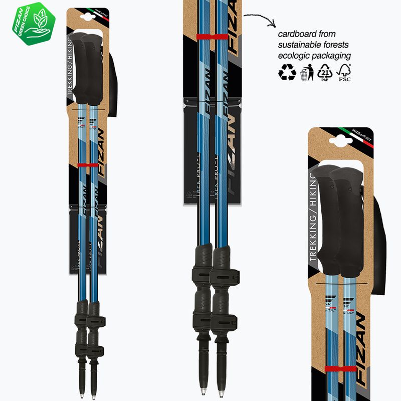 Trekové hole  Fizan Trek Pro L blue 4