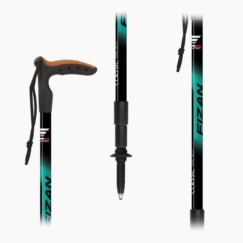 Treková hůl Fizan Classic Mircro light blue 4
