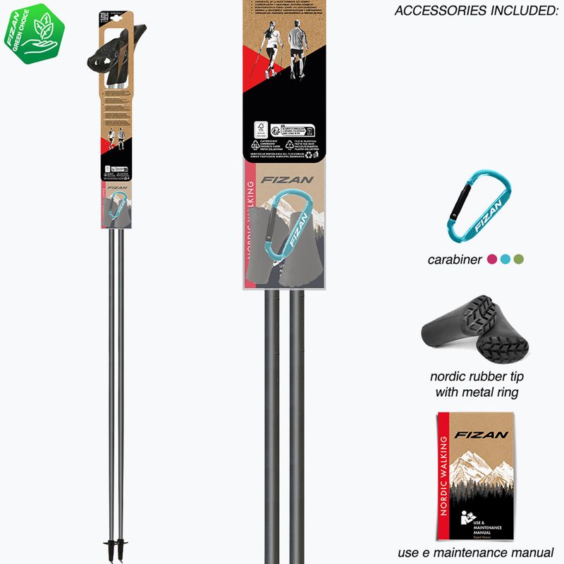 Hole na Nordic Walking Fizan Carbon Pro Impulse grey 7