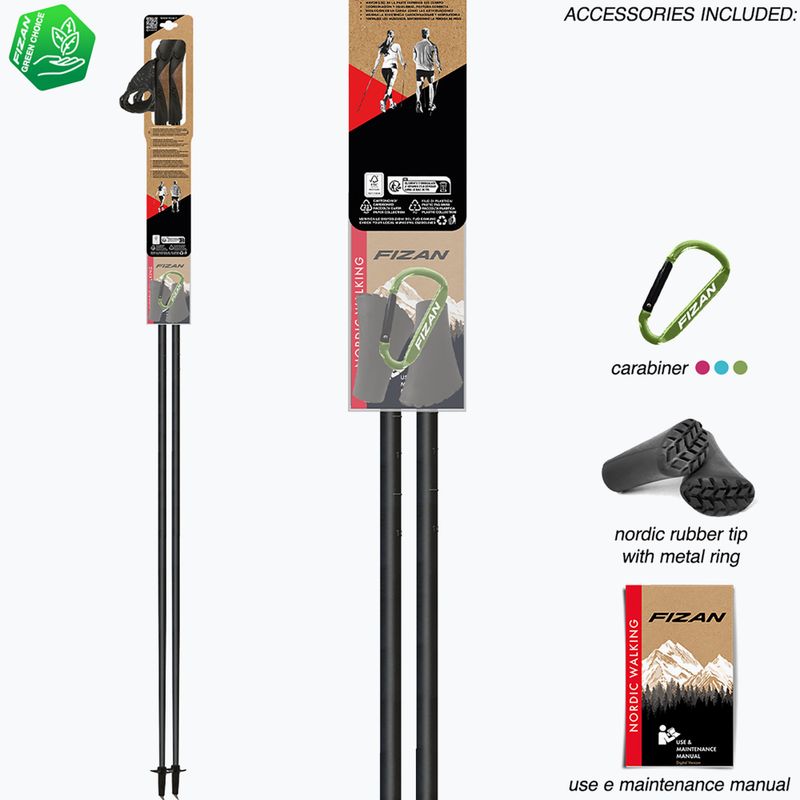 Hole na Nordic Walking Fizan Tekno yellow 7