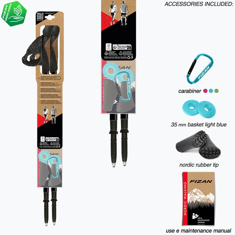 Hole na Nordic Walking Fizan Lite Tech light blue 5