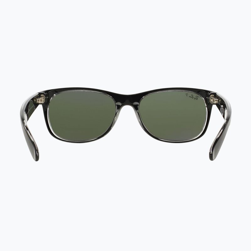 Sluneční brýle Ray-Ban New Wayfarer Classic matte black transparent/green g-15 5