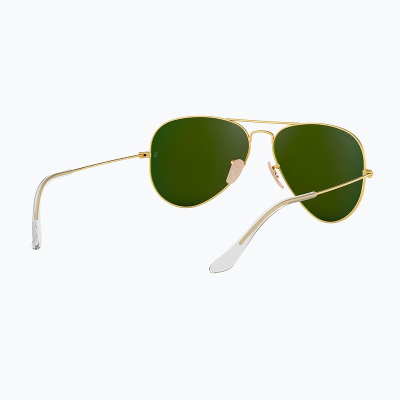 Sluneční brýle Ray-Ban Aviator Classic matt gold/blue polarized 6