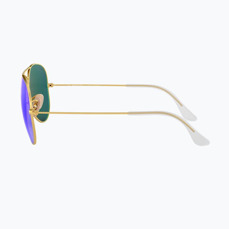 Sluneční brýle Ray-Ban Aviator Classic matt gold/blue polarized 7