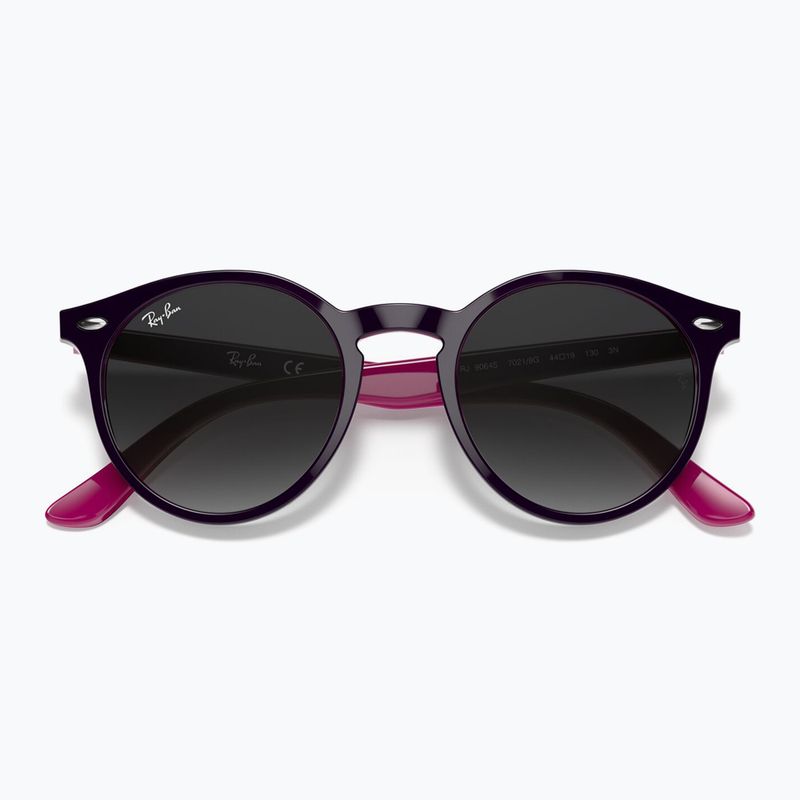 Dětské sluneční brýle Ray-Ban RB9064S polished violet/grey gradient 3