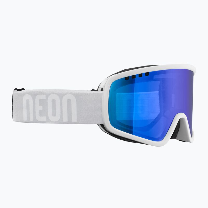 Lyžařské brýle Neon Force Otg white/white/mirror blue 5