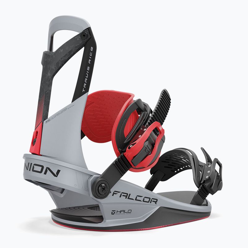 Pánské snowboardové vázání Union Falcor silver 4