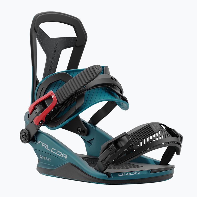 Pánské snowboardové vázání Union Falcor teal