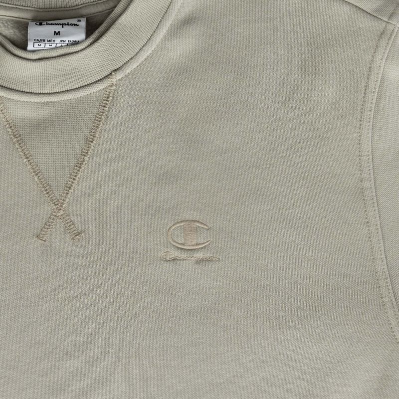 Pánská mikina Champion 221572 Crewneck Sweatshirt beige 3