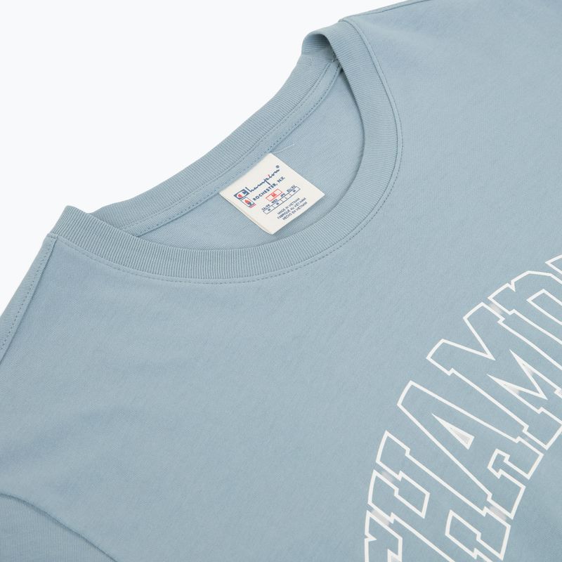 Pánské tričko na lezení Champion 221604 Crewneck baby blue 3