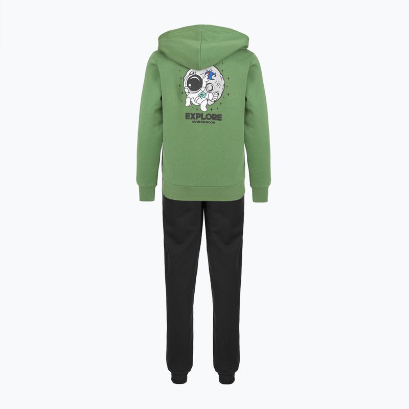 Dětská tepláková souprava Champion 307300 Sweatsuit rock grey/new black 2