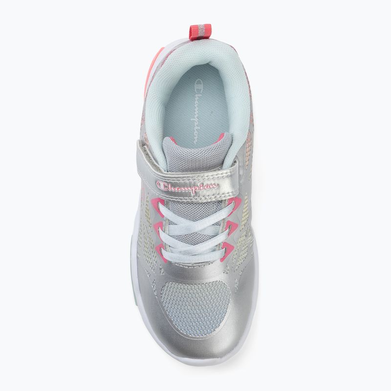 Dětské boty do vody Champion Wave Tri G PS Low Cut silver/blue burgundy/imperial light blue 5