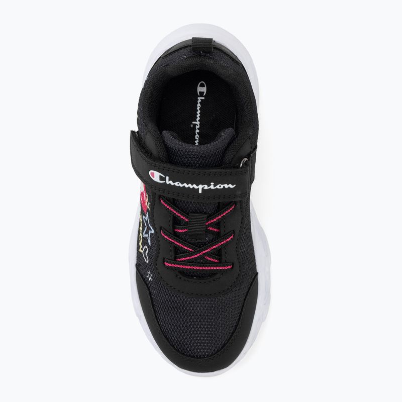 Dětské boty do vody Champion Funfair Print G PS Low Cut new black/fluorescent pink/imperial light blue 5