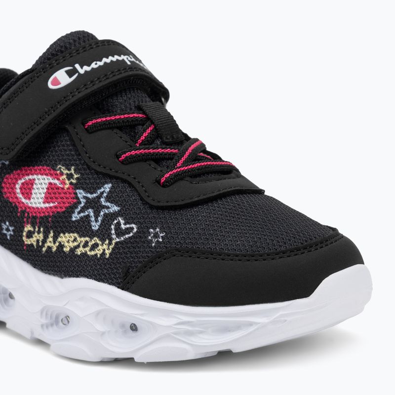 Dětské boty do vody Champion Funfair Print G PS Low Cut new black/fluorescent pink/imperial light blue 7