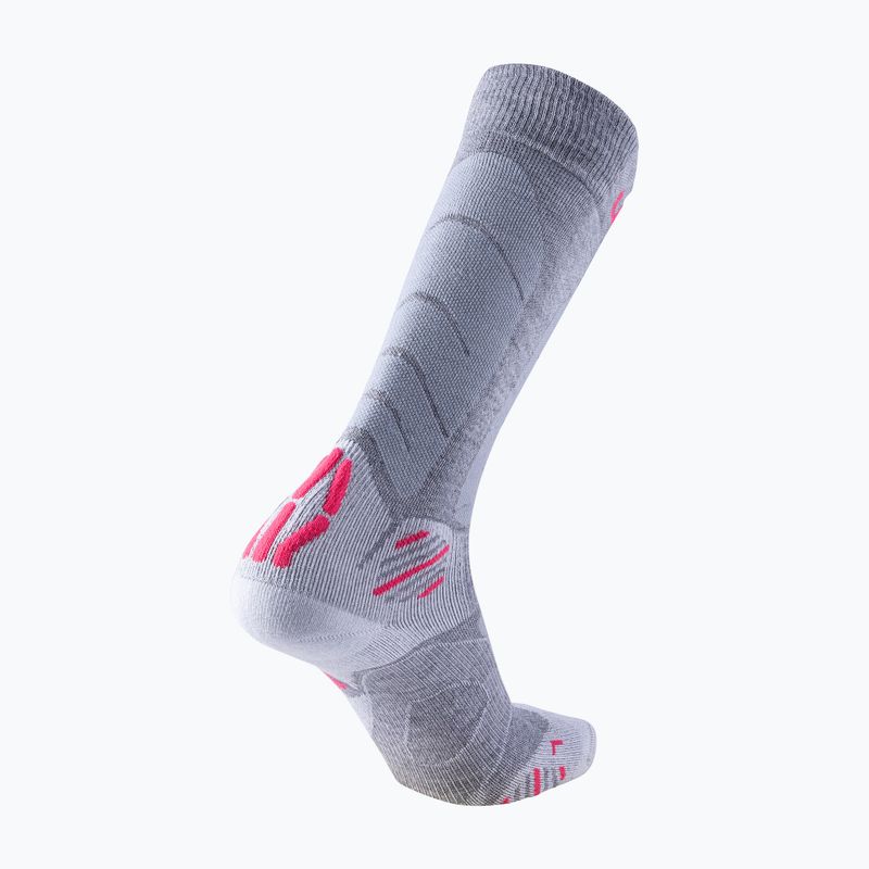Dámské lyžařské ponožky UYN Ski Touring silver/fuchsia 6