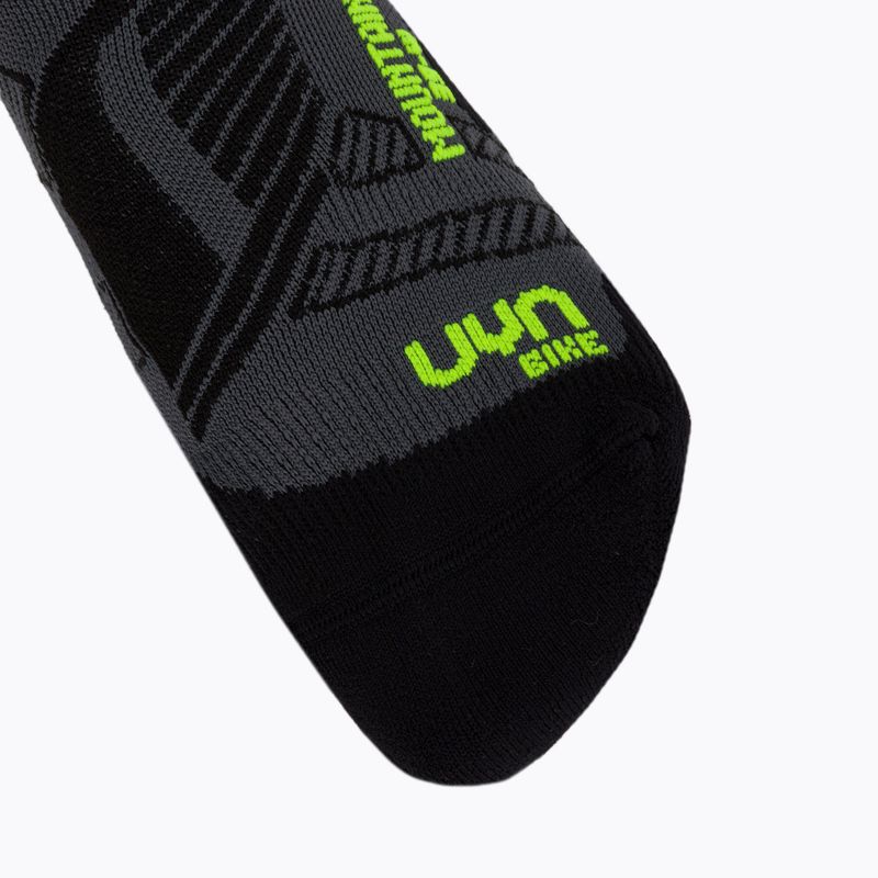 Pánské cyklistické ponožky UYN MTB anthracite/yellow fluo 3