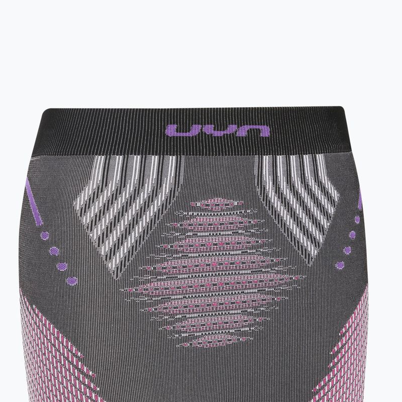 Dámské termoaktivní kalhoty UYN Evolutyon UW Medium anthracite melange/raspberry/purple 3