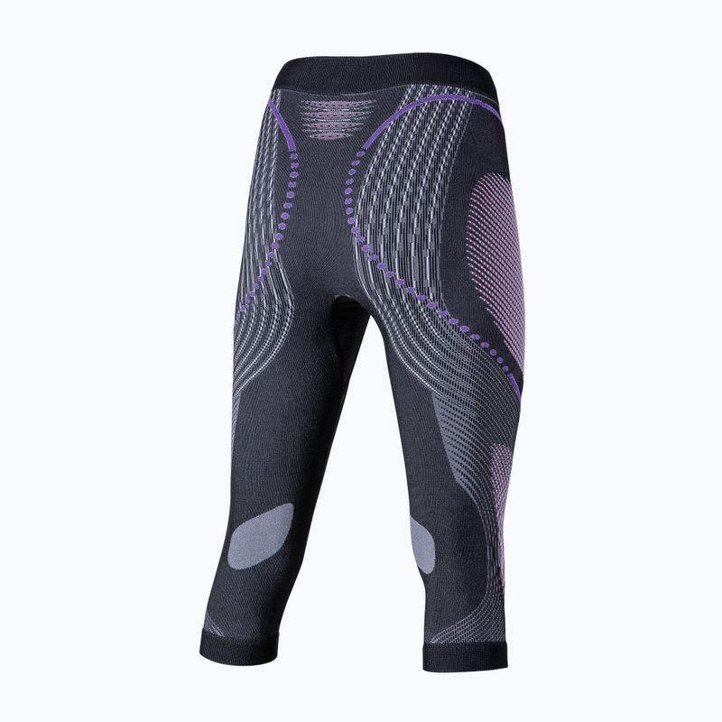 Dámské termoaktivní kalhoty UYN Evolutyon UW Medium anthracite melange/raspberry/purple 6
