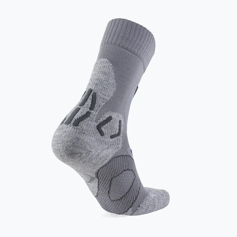 Dámské ponožky UYN Trekking Cool Merino light grey melange/pea 2
