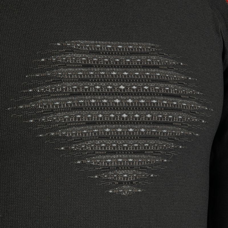 Pánská termoakční mikina UYN Evolutyon Comfort UW Shirt charcoal/white/red 3