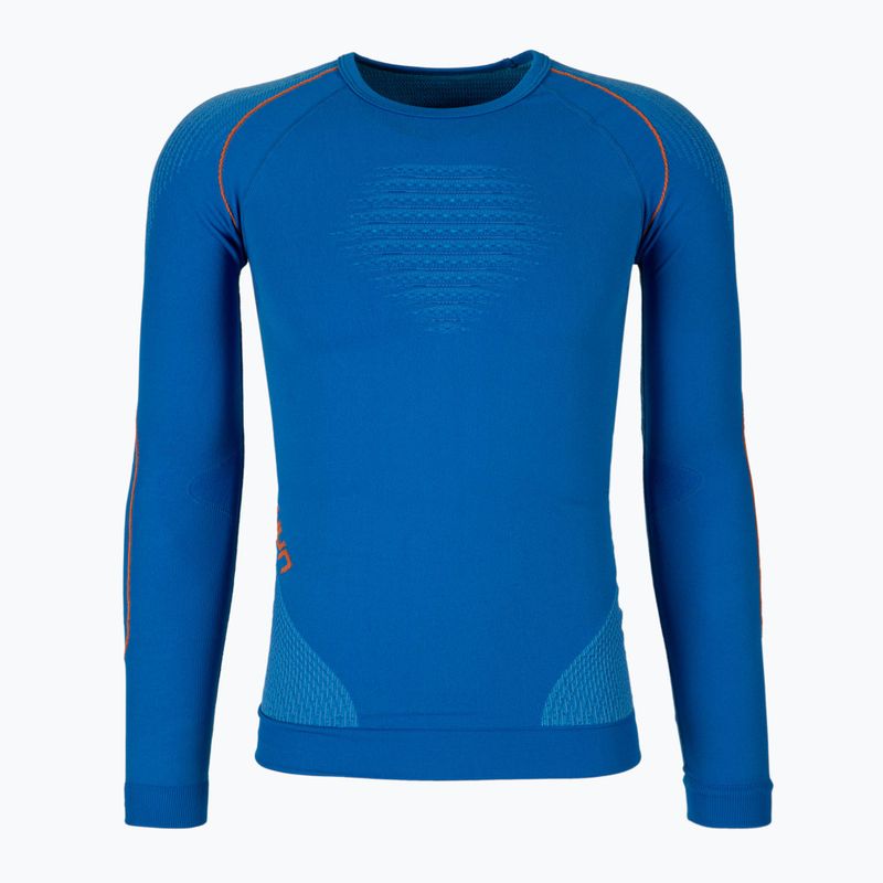 Pánská termoakční mikina UYN Evolutyon UW Shirt blue/blue/orange shiny
