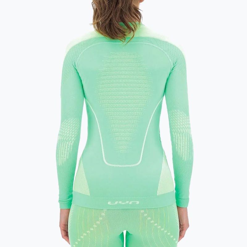 Dámská termoakční mikina UYN Evolutyon UW Shirt light green/white/white 3