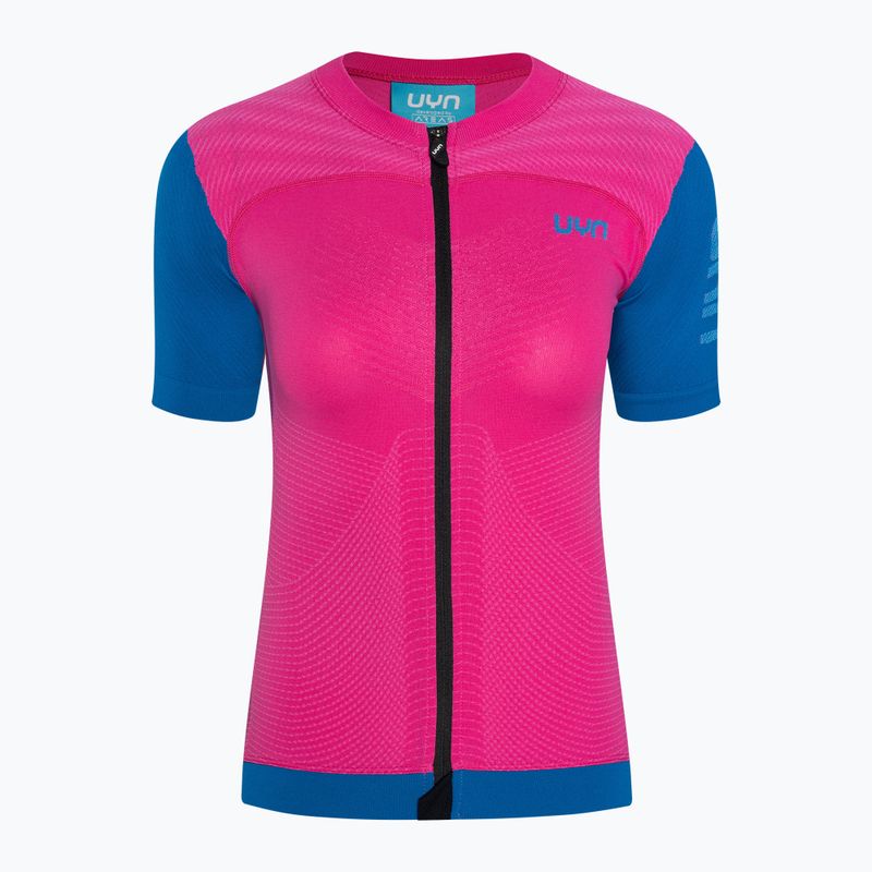 Dámský cyklistický dres UYN Garda magenta/cyan 5