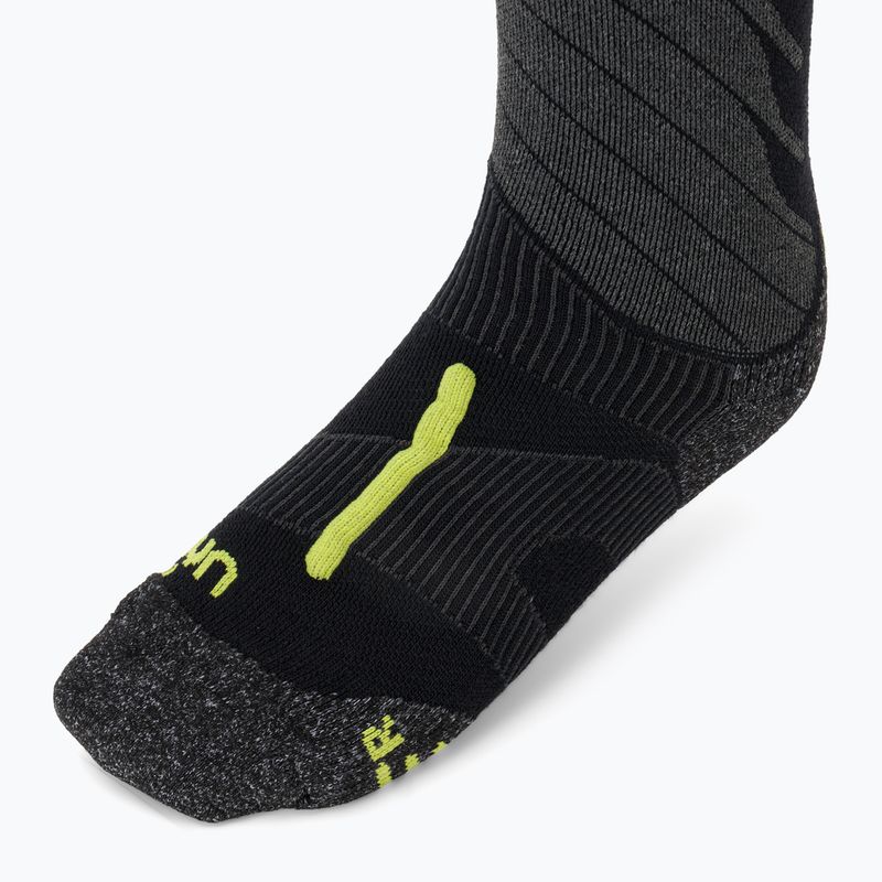 Pánské lyžařské ponožky UYN Ski One Merino black/lime 3