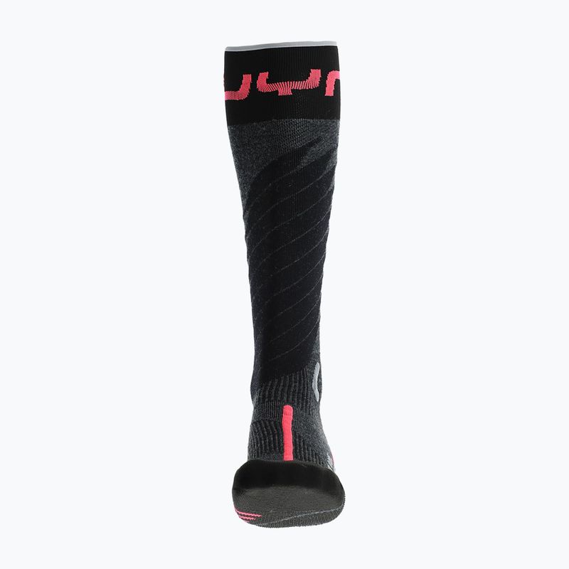 Pánské lyžařské ponožky UYN Ski One Merino anthracite/pink 3