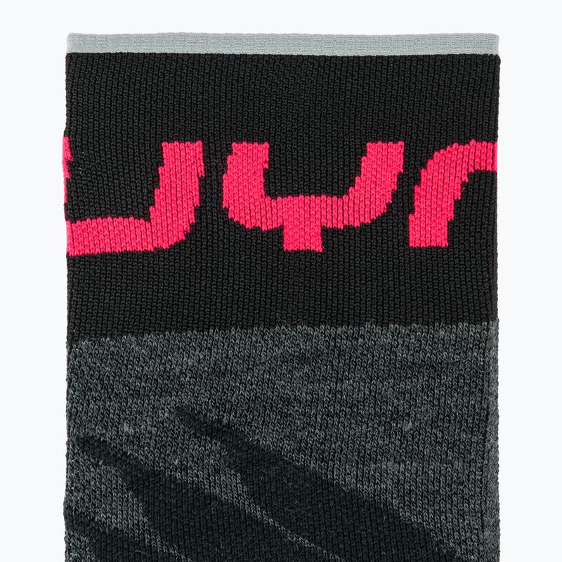 Pánské lyžařské ponožky UYN Ski One Merino anthracite/pink 4
