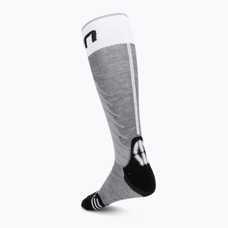 Dámské lyžařské ponožky Uyn Ski One Merino Socks grey melange/white 2