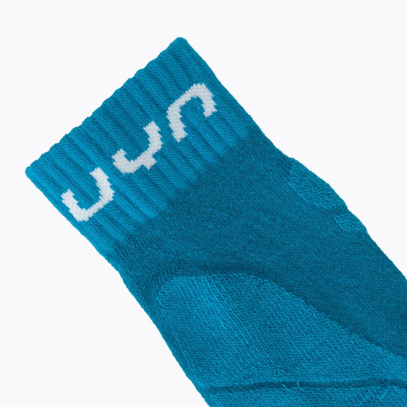 Dětské lyžařské ponožky UYN Junior Ski turquoise 4