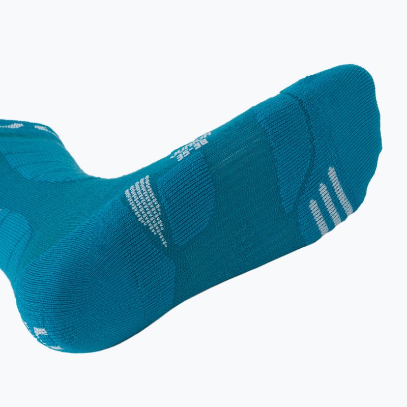 Dětské lyžařské ponožky UYN Junior Ski turquoise 5