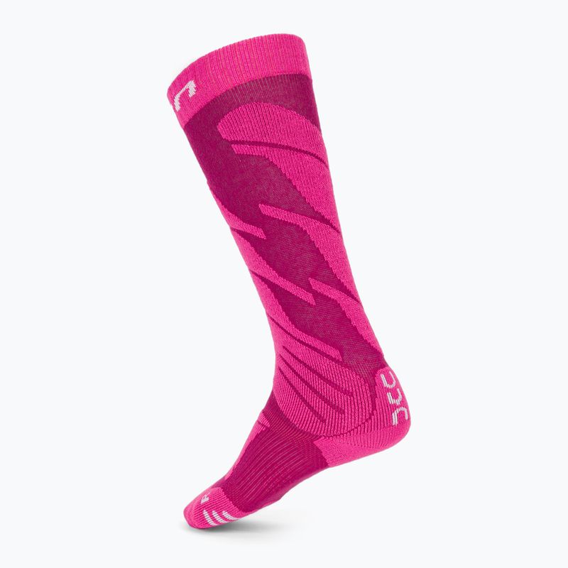 Dětské lyžařské ponožky UYN Junior Ski pink 2