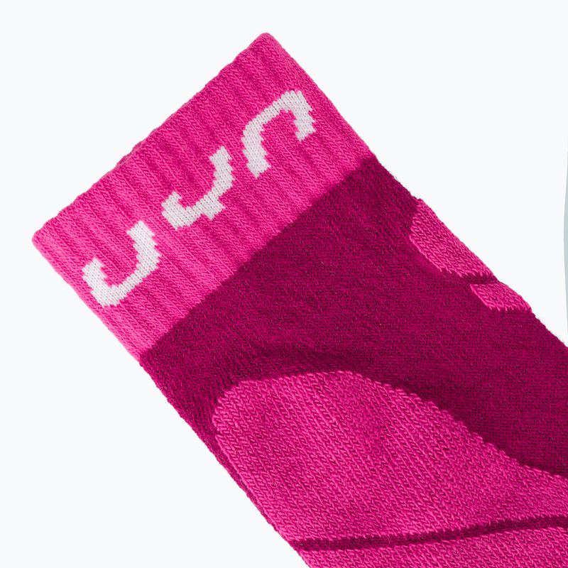Dětské lyžařské ponožky UYN Junior Ski pink 4