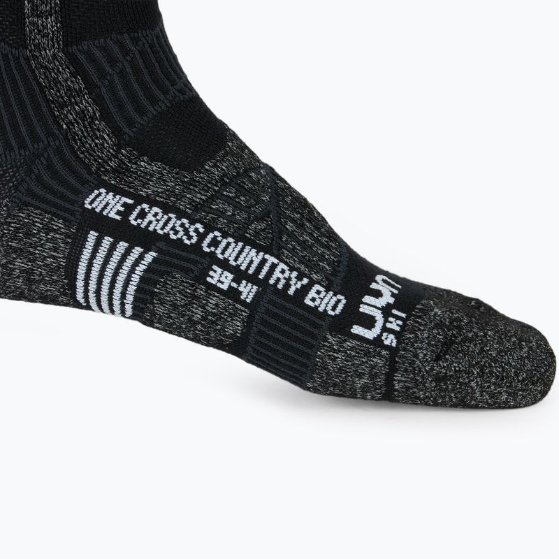 Pánské lyžařské ponožky UYN Ski Cross Country One Bio black/anthracite 4