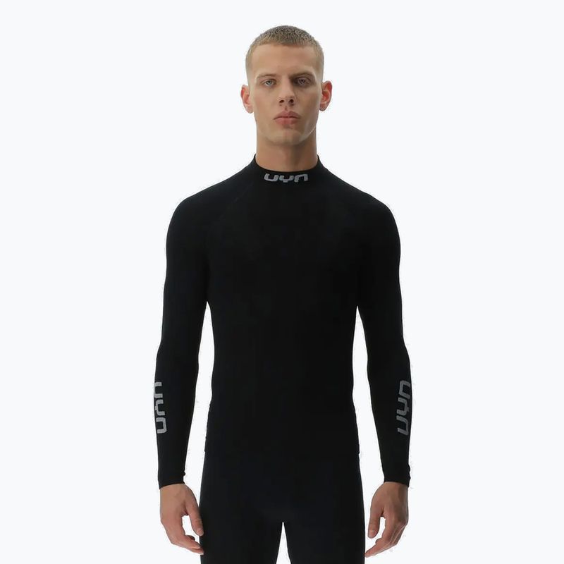 Pánské termo tričko longsleeve UYN Elevatyon Biomorph LS Turtle Neck black