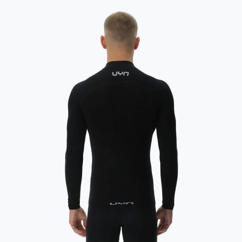 Pánská termoakční mikina UYN Elevatyon Biomorph LS Turtle Neck black 3