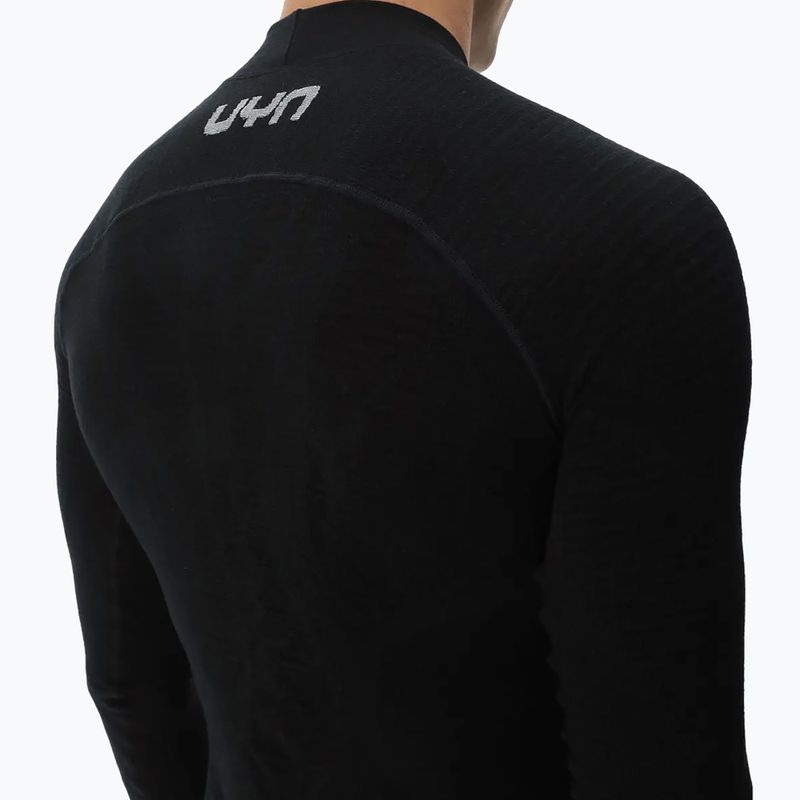 Pánská termoakční mikina UYN Elevatyon Biomorph LS Turtle Neck black 6