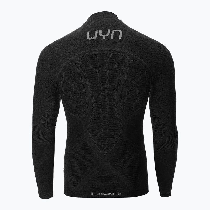 Pánská termoakční mikina UYN Elevatyon Biomorph LS Turtle Neck black 8