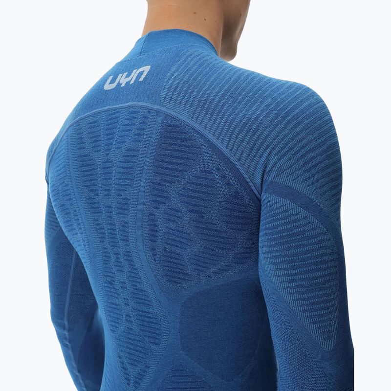 Pánské termo tričko s dlouhým rukávem UYN Elevatyon Biomorph Turtle Neck blue atoll 6