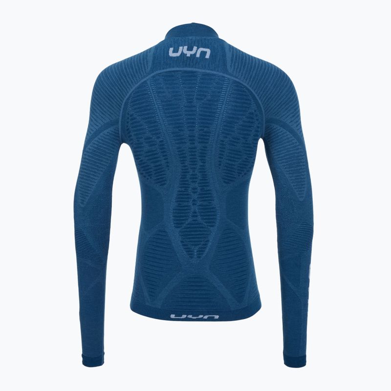 Pánské termo tričko s dlouhým rukávem UYN Elevatyon Biomorph Turtle Neck blue atoll 8