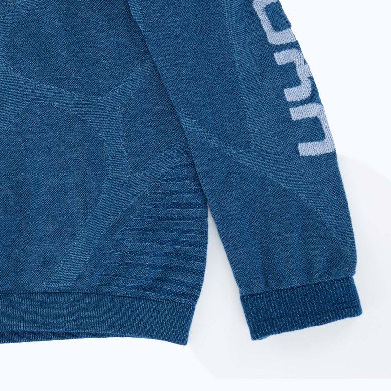 Pánské termo tričko s dlouhým rukávem UYN Elevatyon Biomorph Turtle Neck blue atoll 9