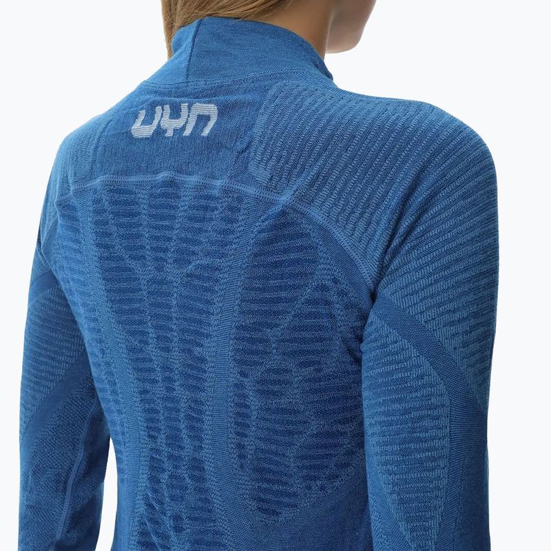 Dámská termoakční mikina UYN Elevation Biomorph LS Turtle Neck blue atoll 6