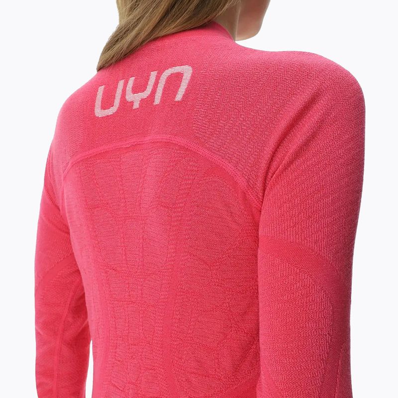 Dámská termoakční mikina UYN Elevation Biomorph LS Turtle Neck pink yarrow 6