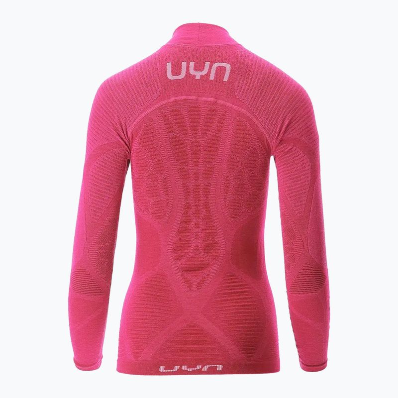 Dámská termoakční mikina UYN Elevation Biomorph LS Turtle Neck pink yarrow 8