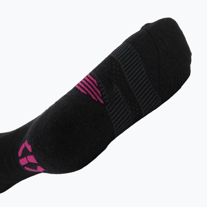 Dámské lyžařské ponožky UYN Ski Touring One Bio black/pink yarrow 3